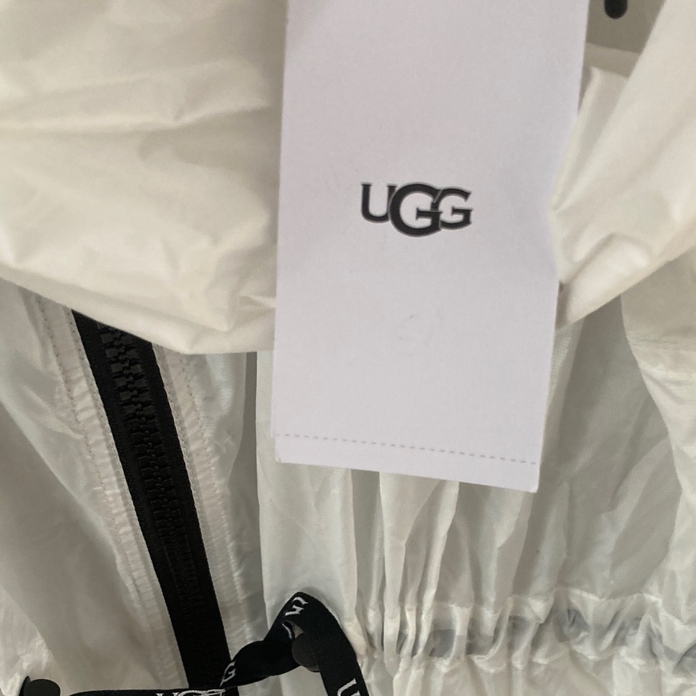UGG White Brittany Hooded Anorak NWT - Picture 4 of 16